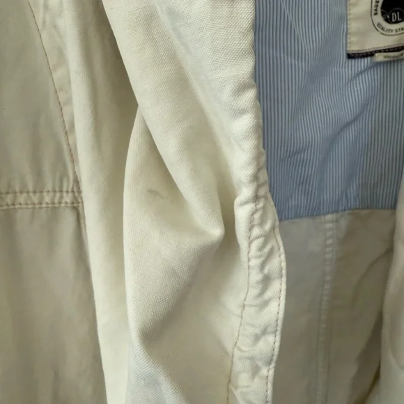 Anthropologie Daughters of the Liberation|Off White,Cream canvas utility Jacket• - Picture 11 of 12